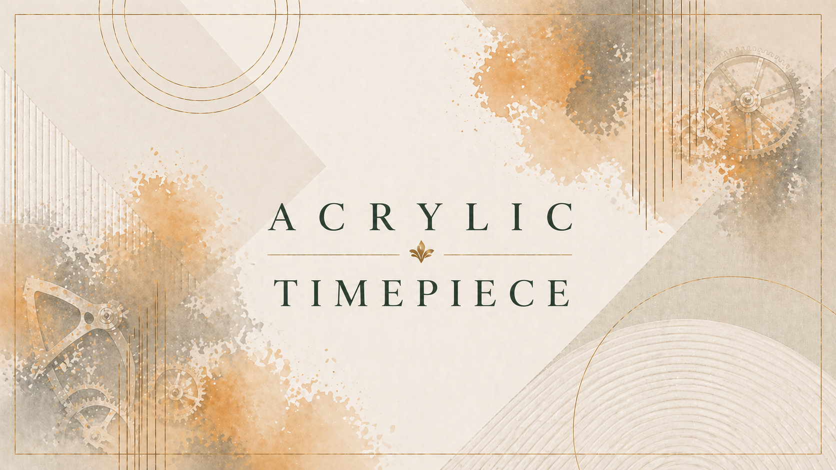 Acrylic Timepiece