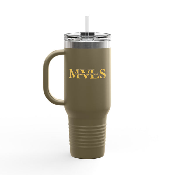 Mustard and olive Thermal Travel Vessel