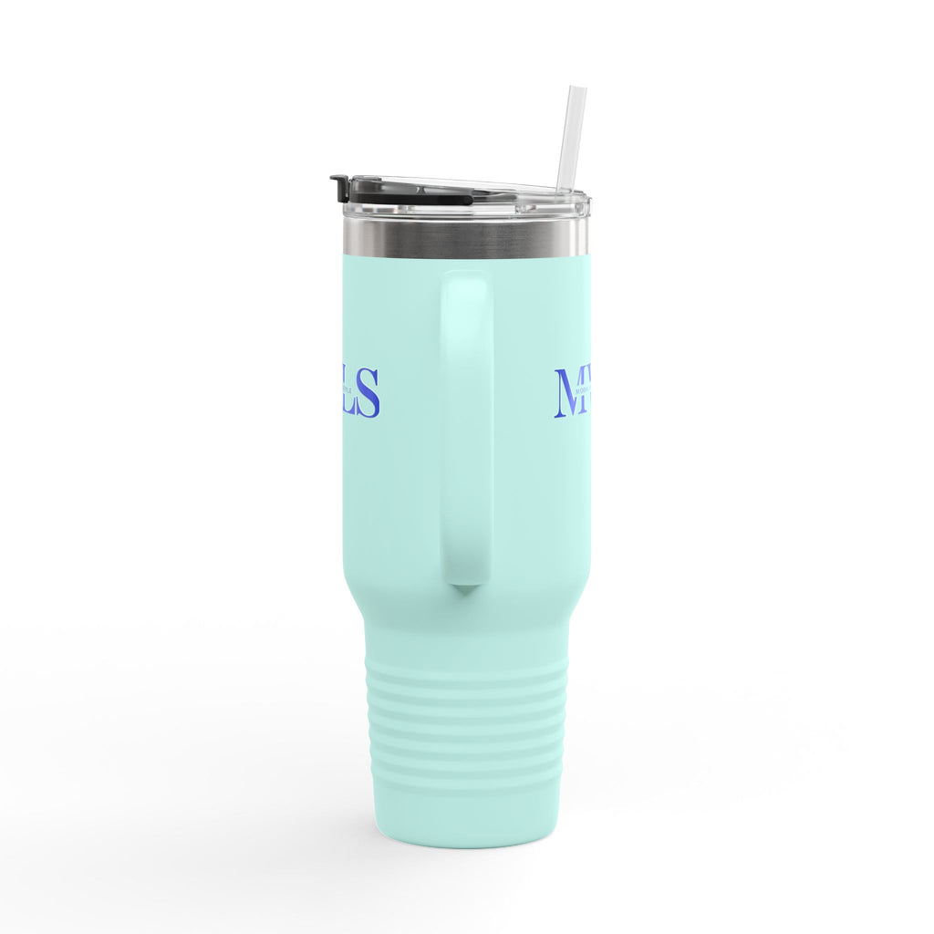 Blue and Teal Thermal Travel Vessel