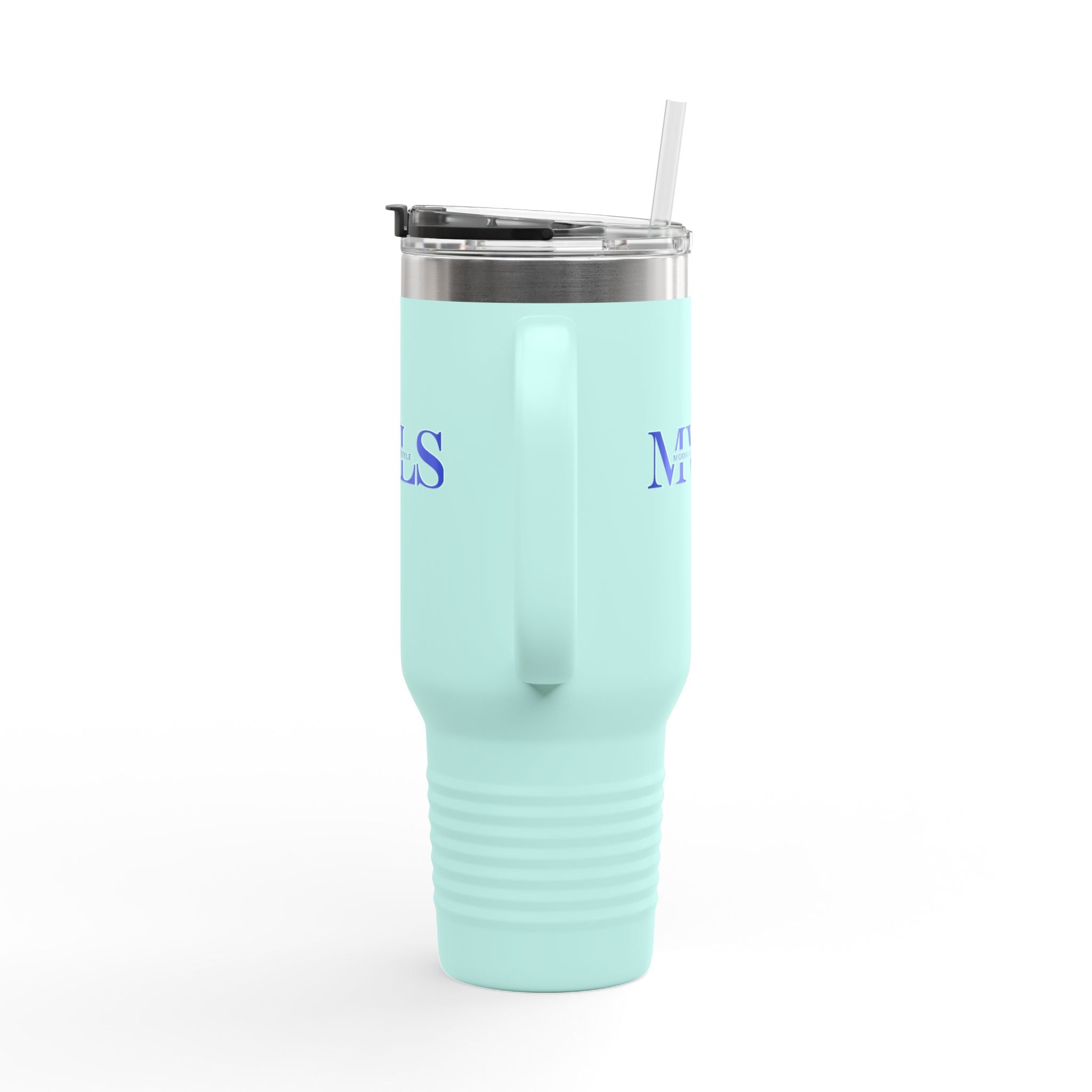 Blue and Teal Thermal Travel Vessel