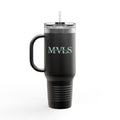 Teal and black Thermal Travel Vessel
