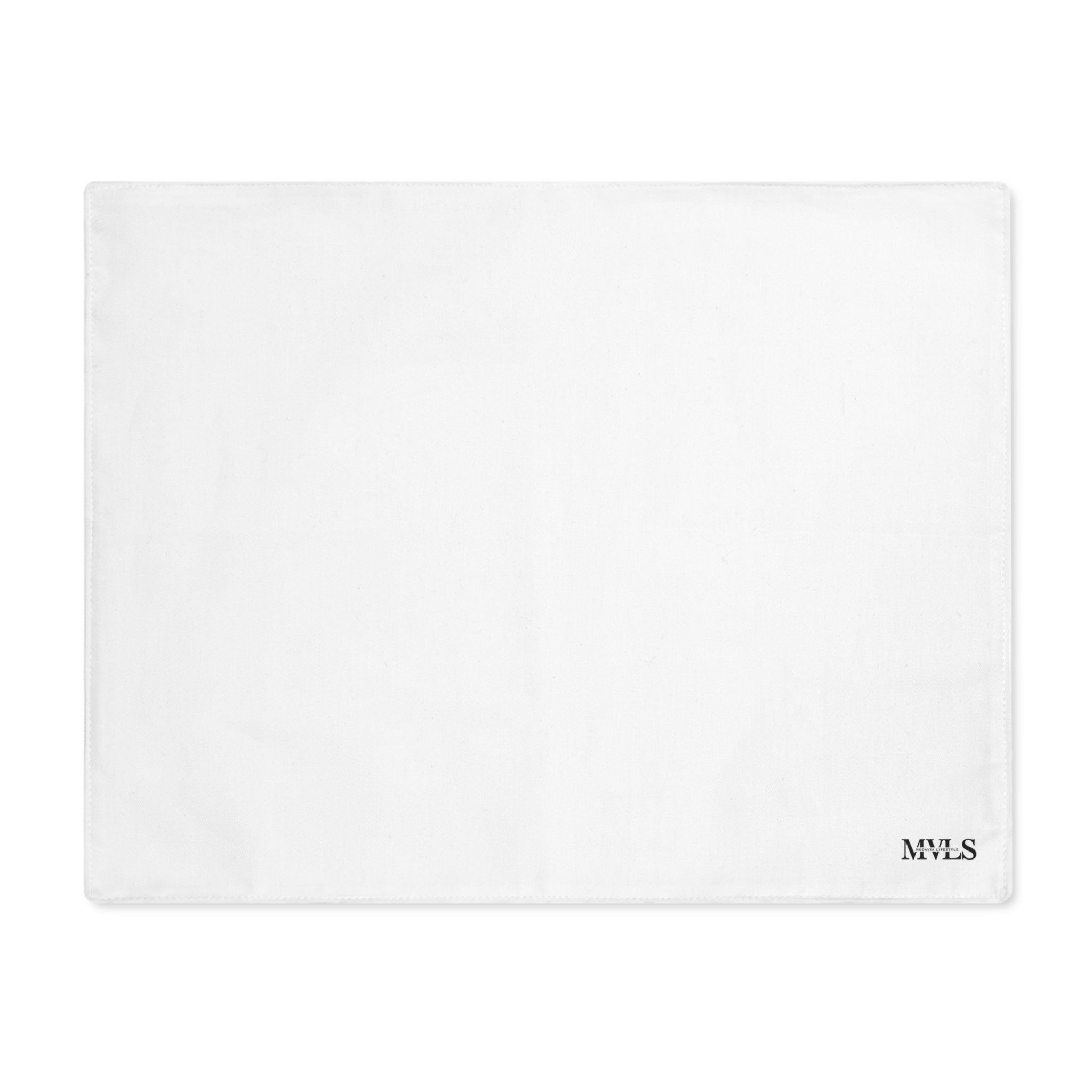 White Cotton Placemat, 1pc