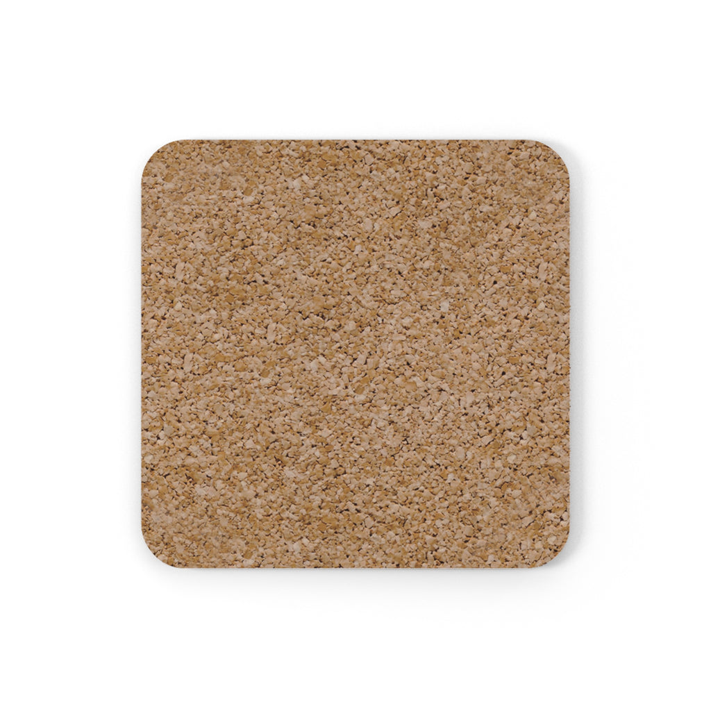 Posavasos de Corcho Negro Mormoleado, 1pc