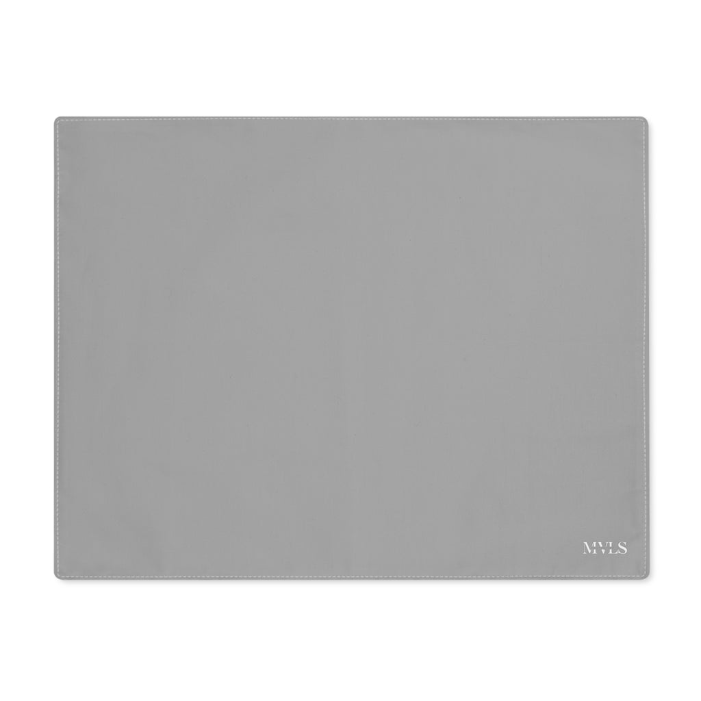 Gray Cotton Placemat, 1pc