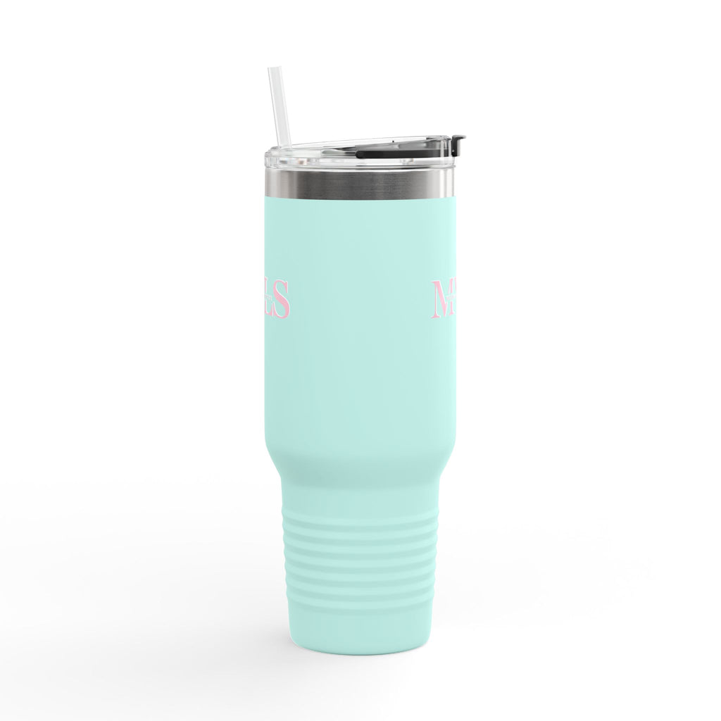 Pink and teal Thermal Travel Vessel
