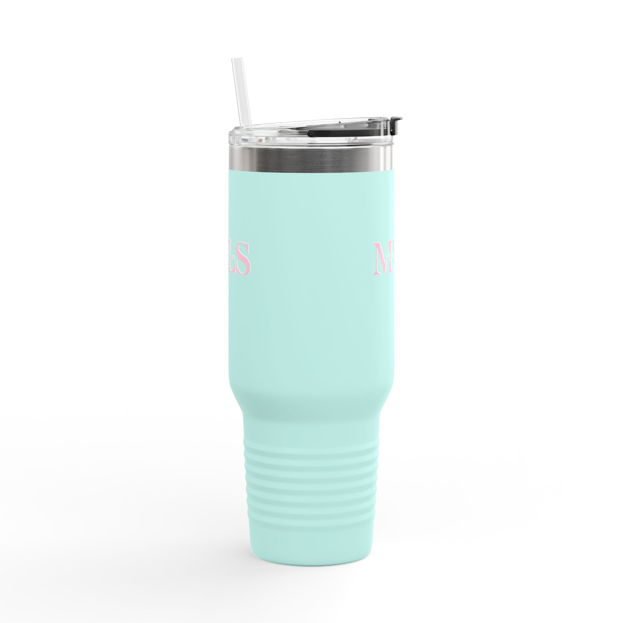 Pink and teal Thermal Travel Vessel