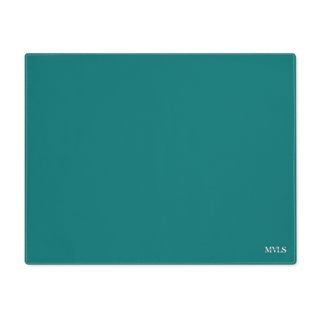 Teal Cotton Placemat, 1pc