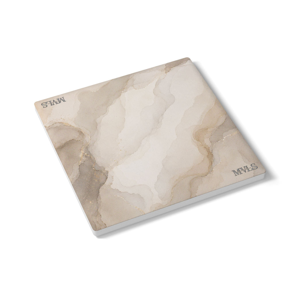Tan Marble Coaster