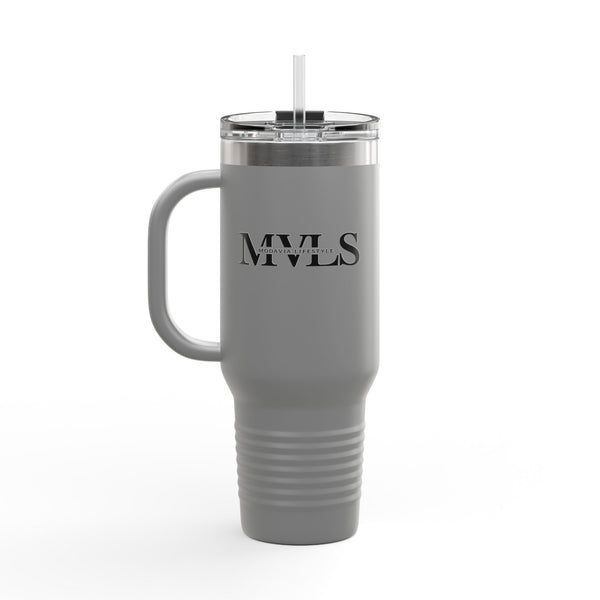 Black and gray Thermal Travel Vessel