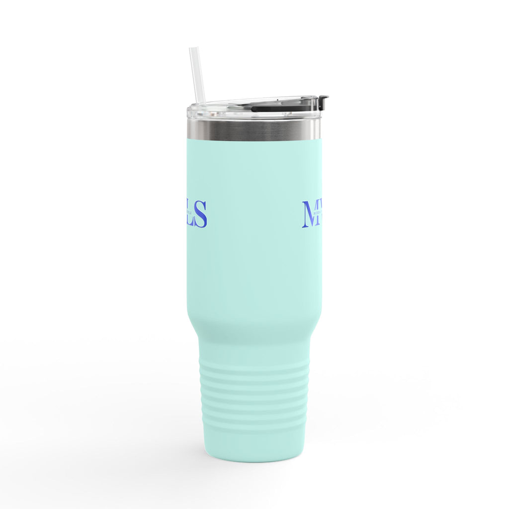 Blue and Teal Thermal Travel Vessel