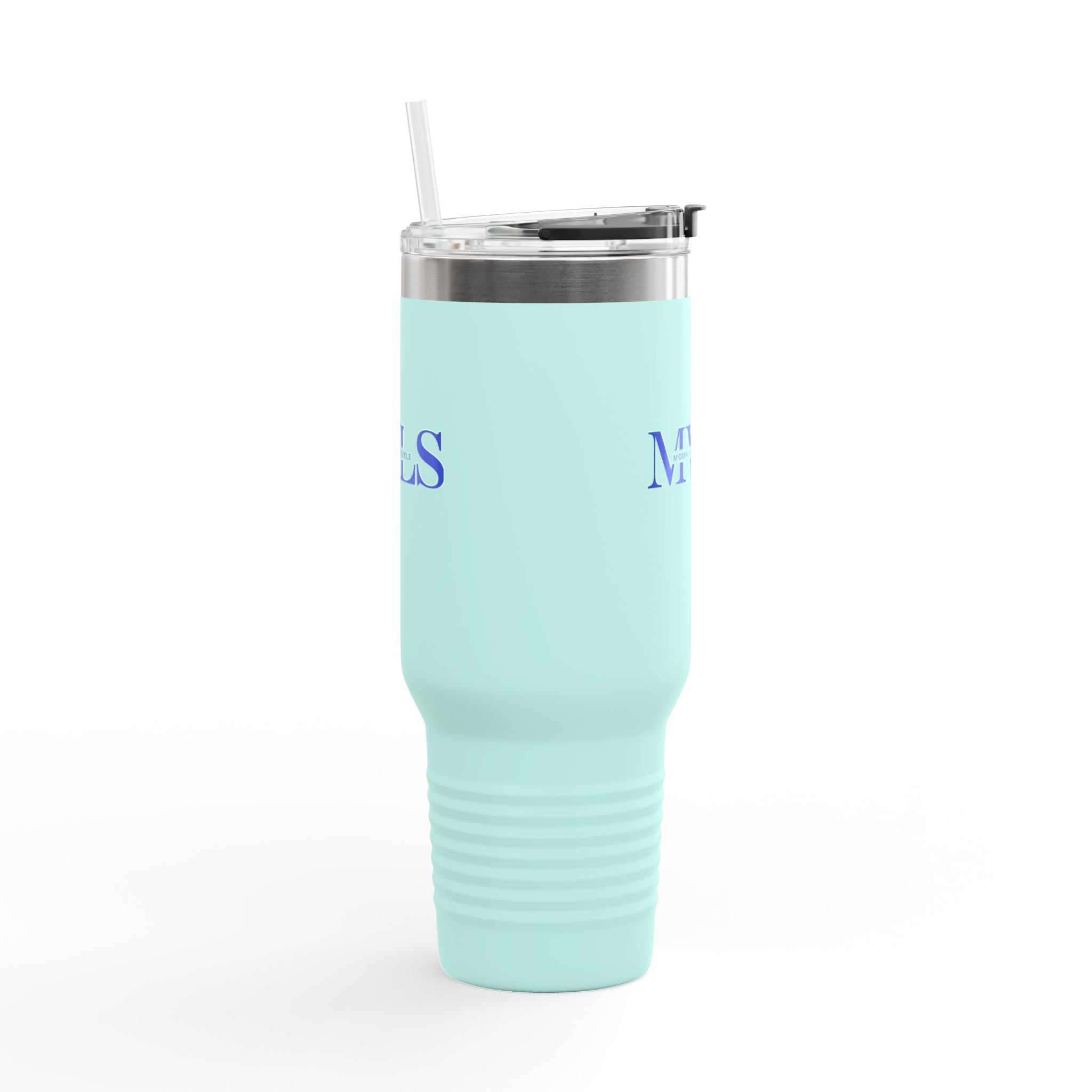 Blue and Teal Thermal Travel Vessel