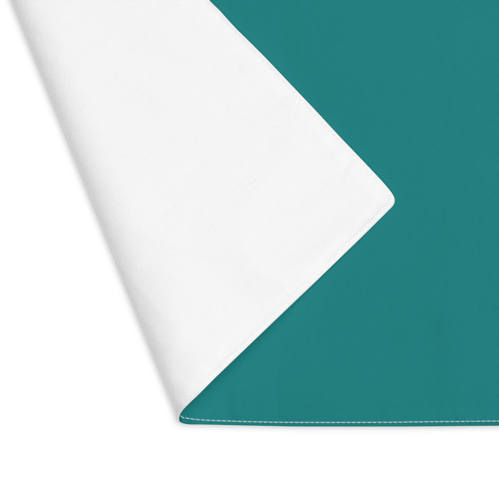 Teal Cotton Placemat, 1pc