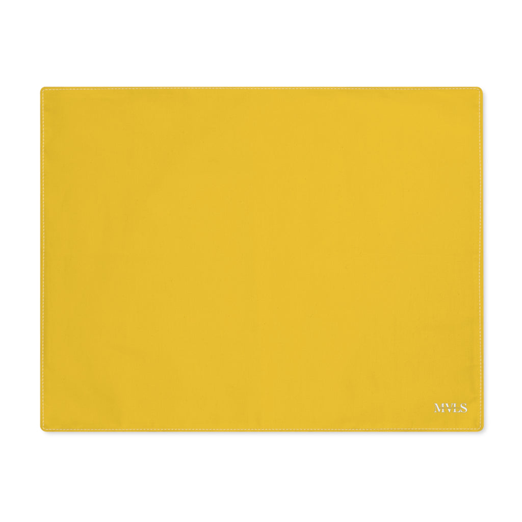 Yellow Cotton Placemat, 1pc