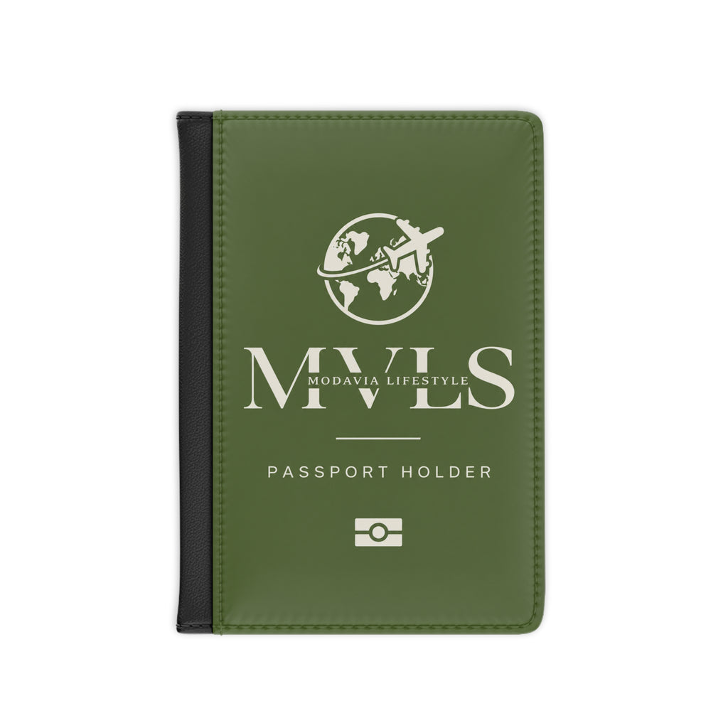 Porta Pasaporte Verde Olivo