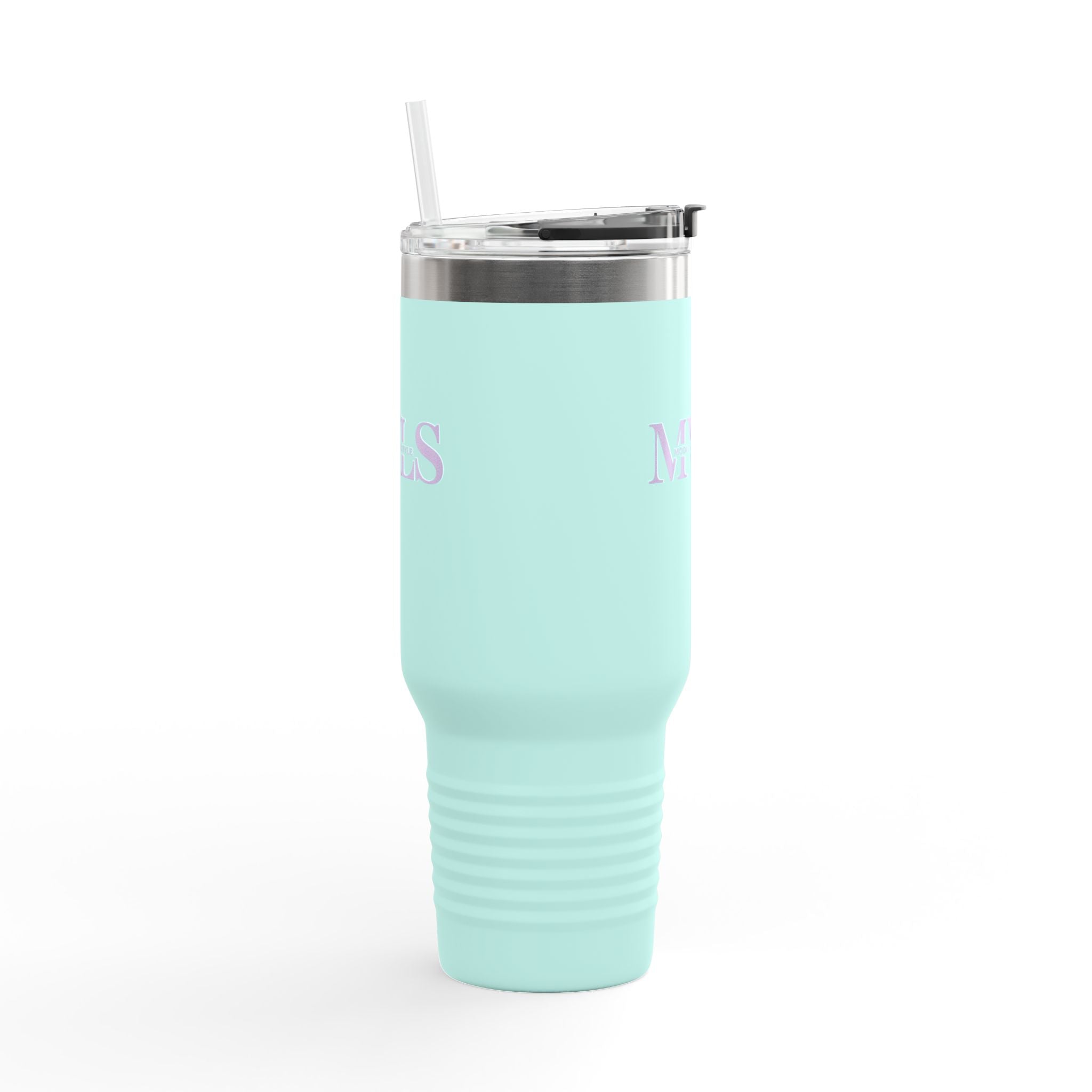 Purple and teal Thermal Travel Vessel