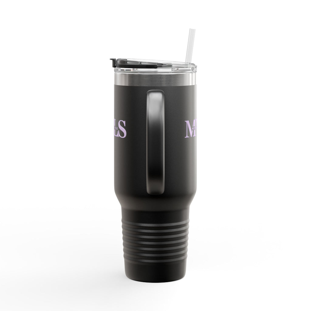Purple and black Thermal Travel Vessel