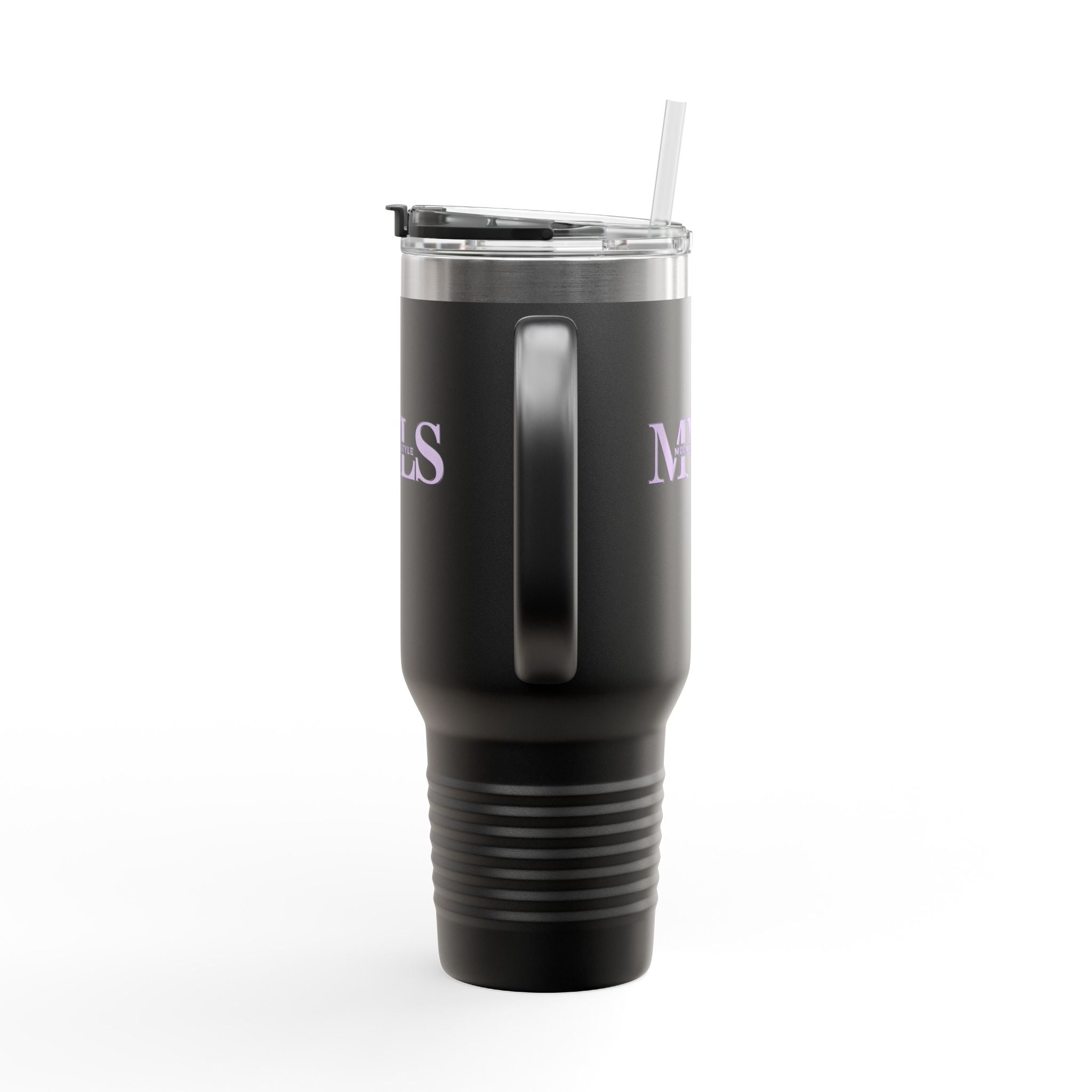 Purple and black Thermal Travel Vessel