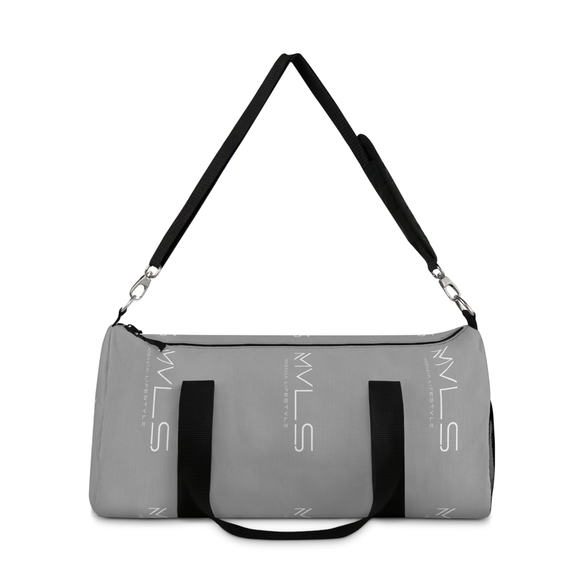 Gray Gym Duffel Bag