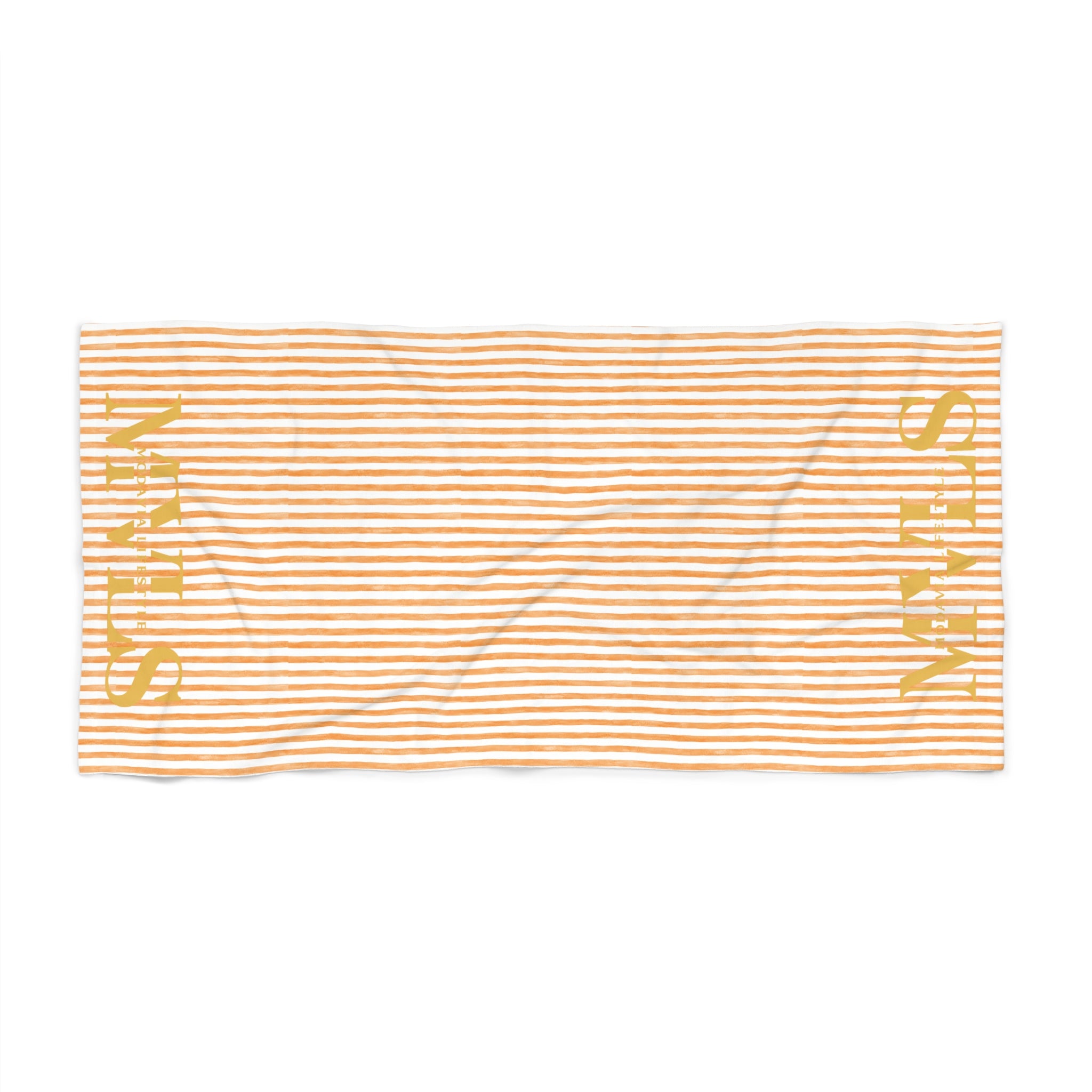 Aestas Orange Beach Towel L