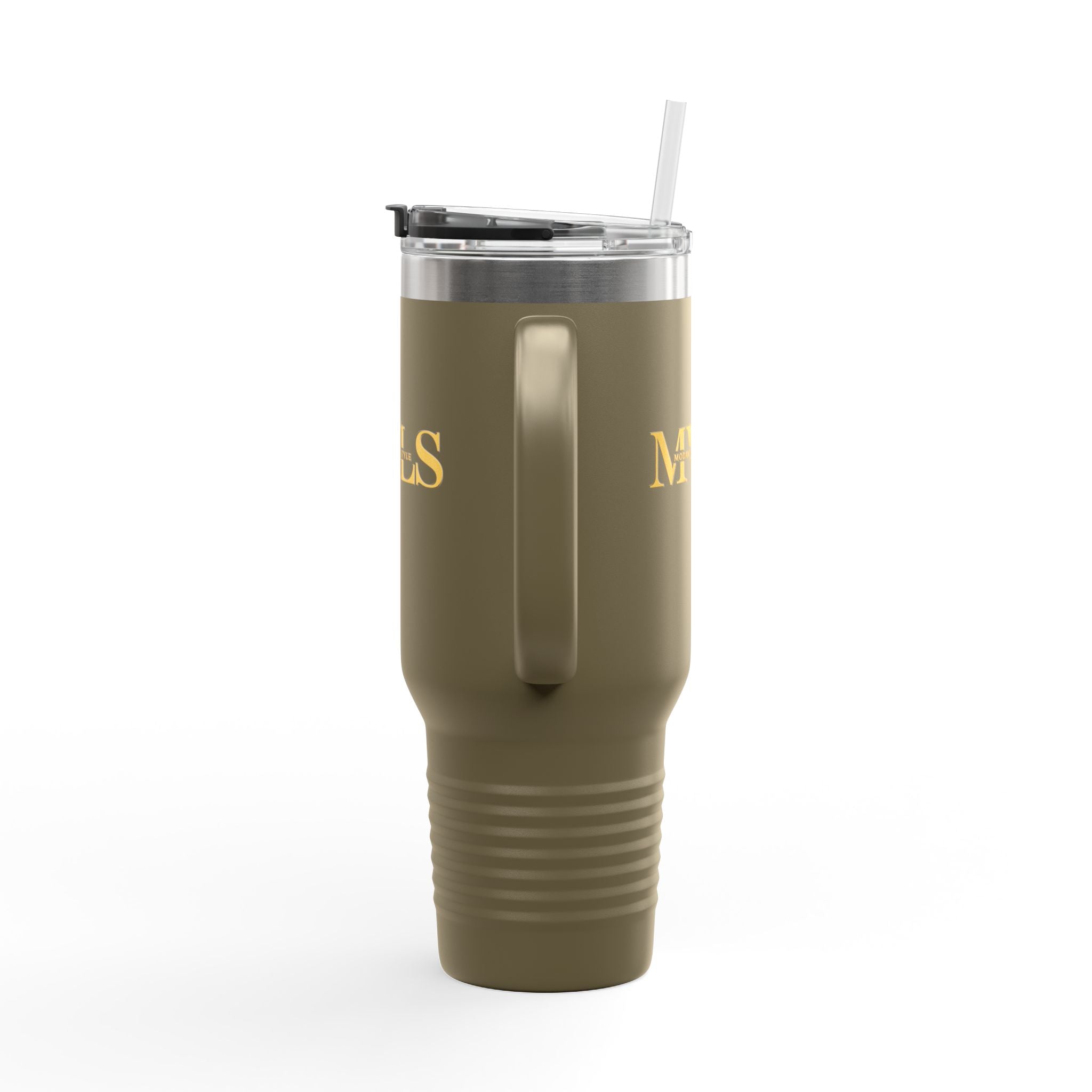 Mustard and olive Thermal Travel Vessel