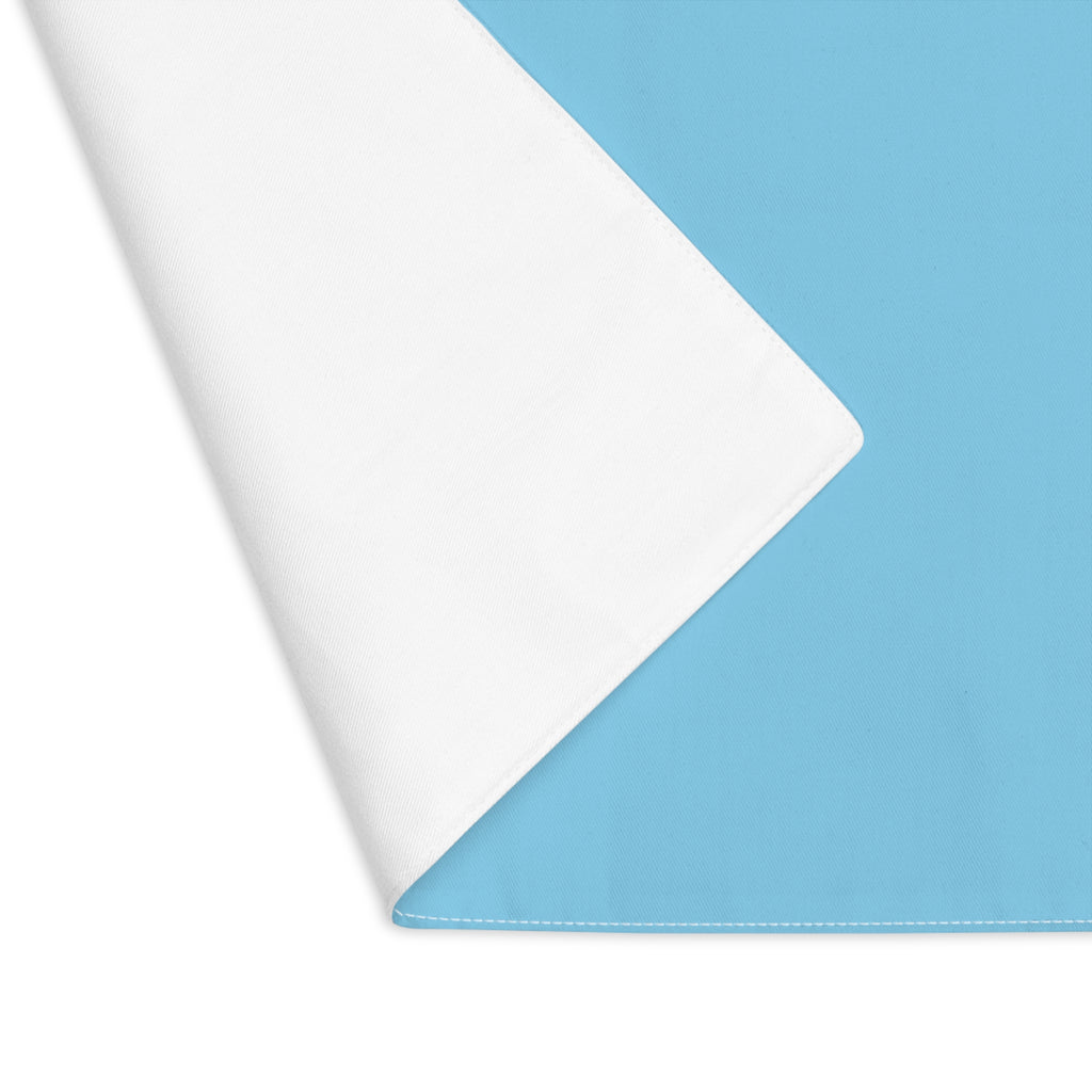 Light Blue Cotton Placemat, 1pc