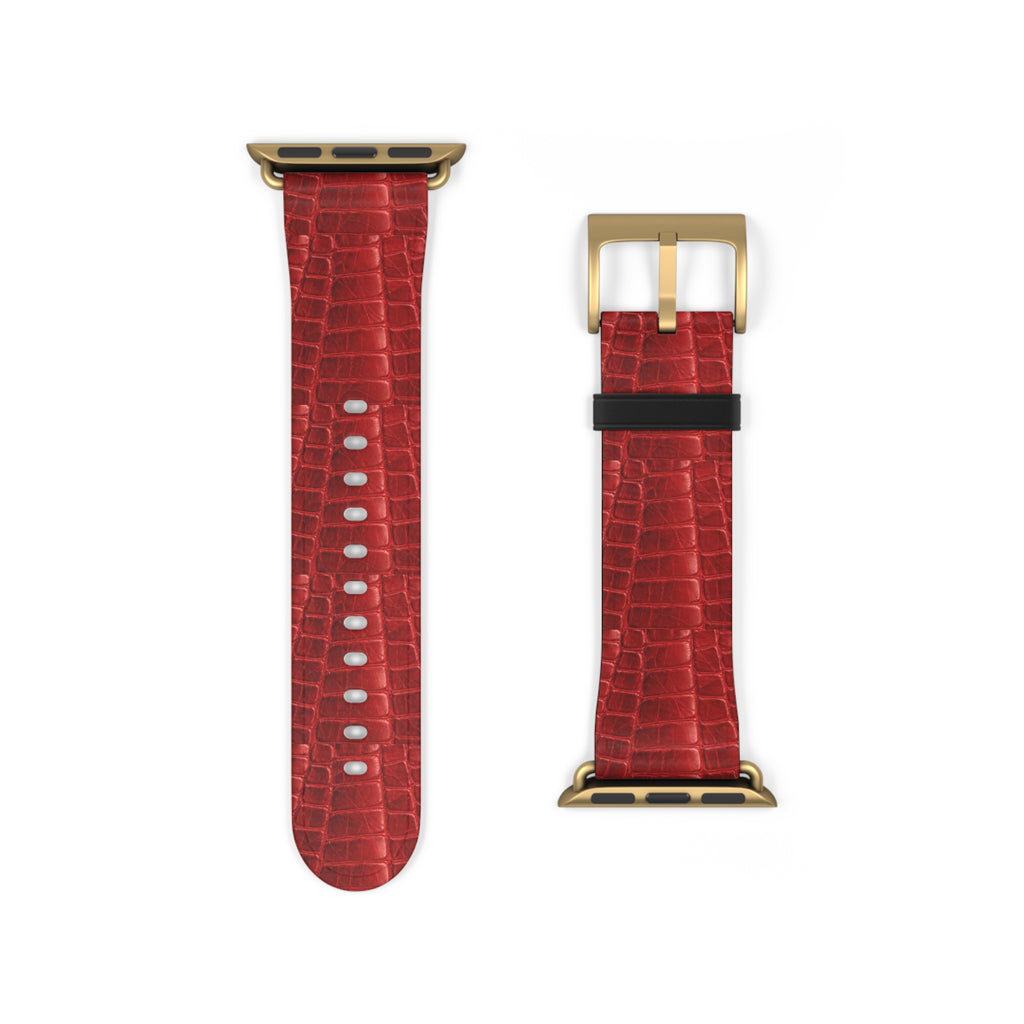 Correa Croc Scale Rojo