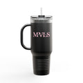 Pink and black Thermal Travel Vessel