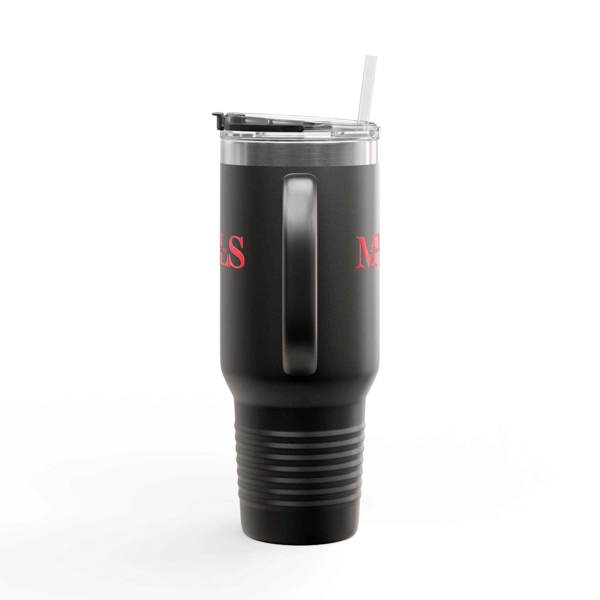 Black and red Thermal Travel Vessel