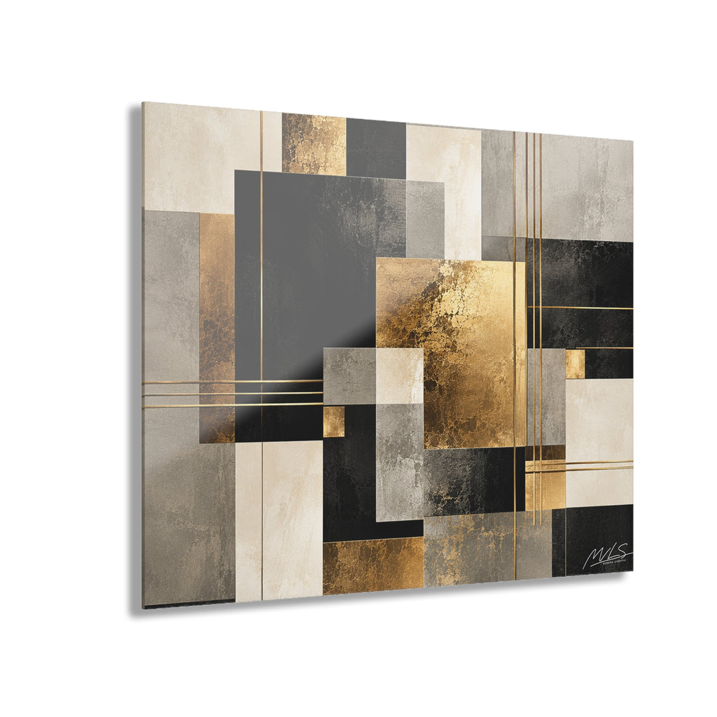 Gold Geometric 3