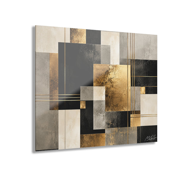 Gold Geometric 3
