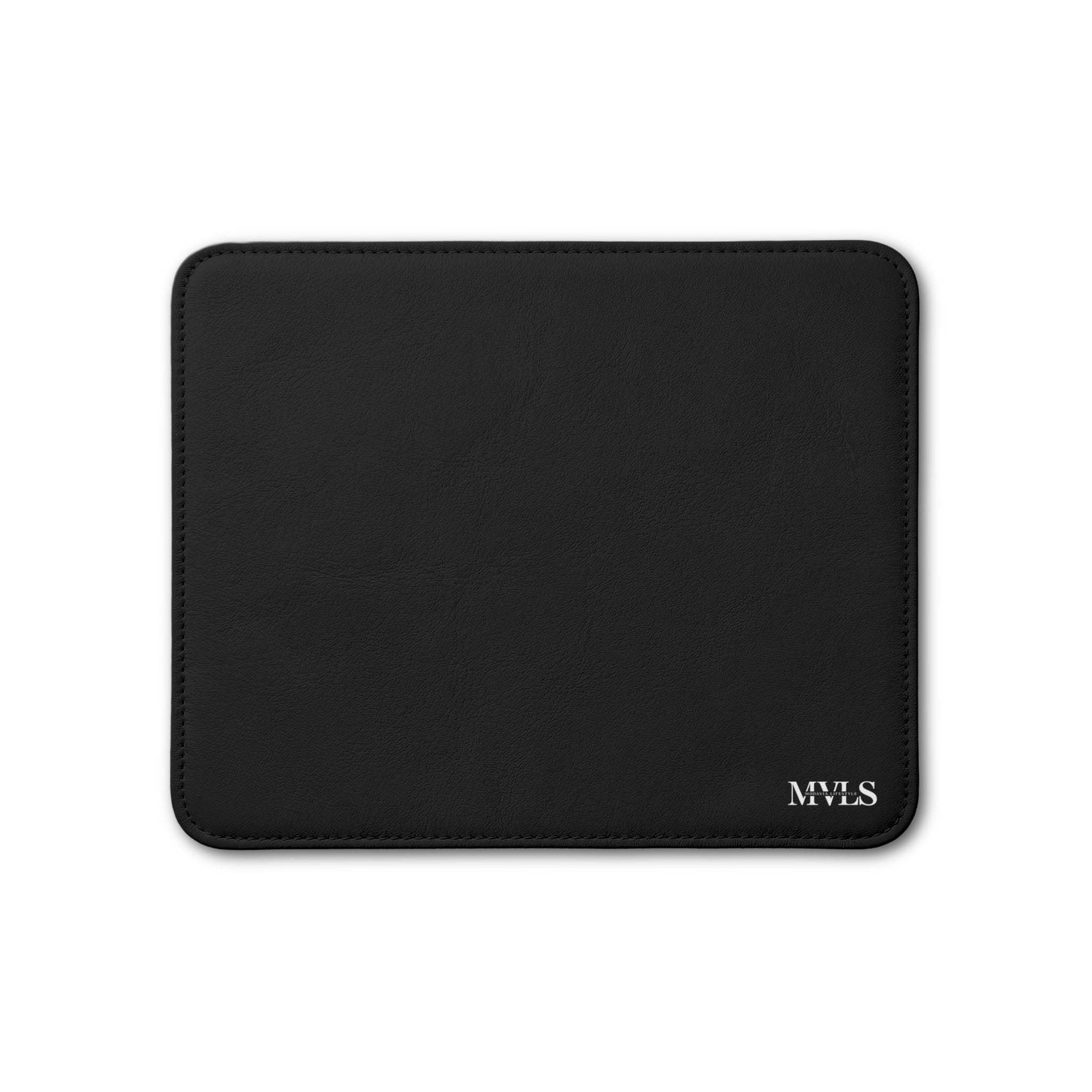 Black Leather Placemat, 1pc