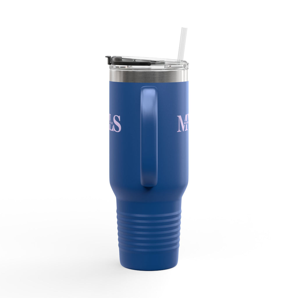 Purple and blue Thermal Travel Vessel