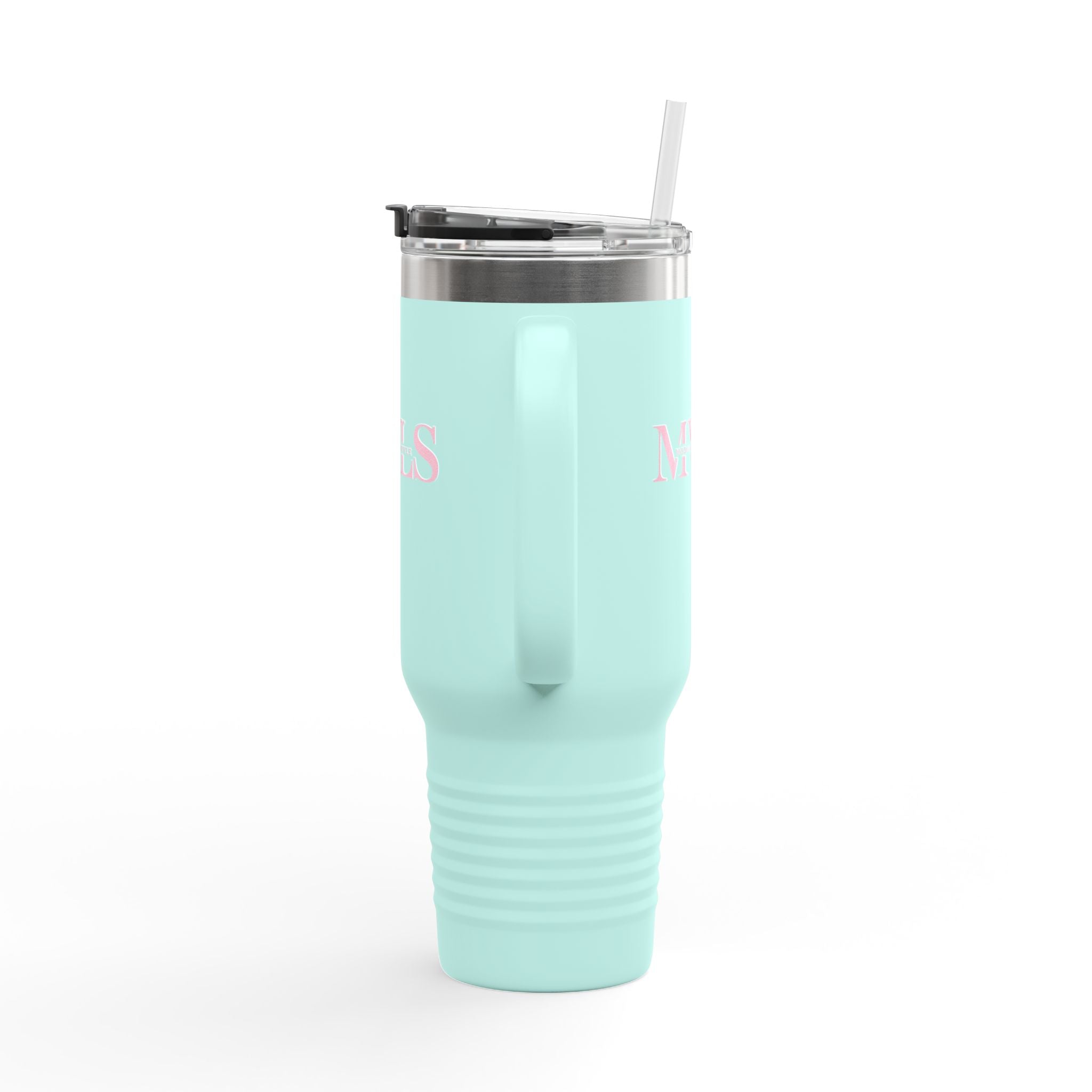 Pink and teal Thermal Travel Vessel