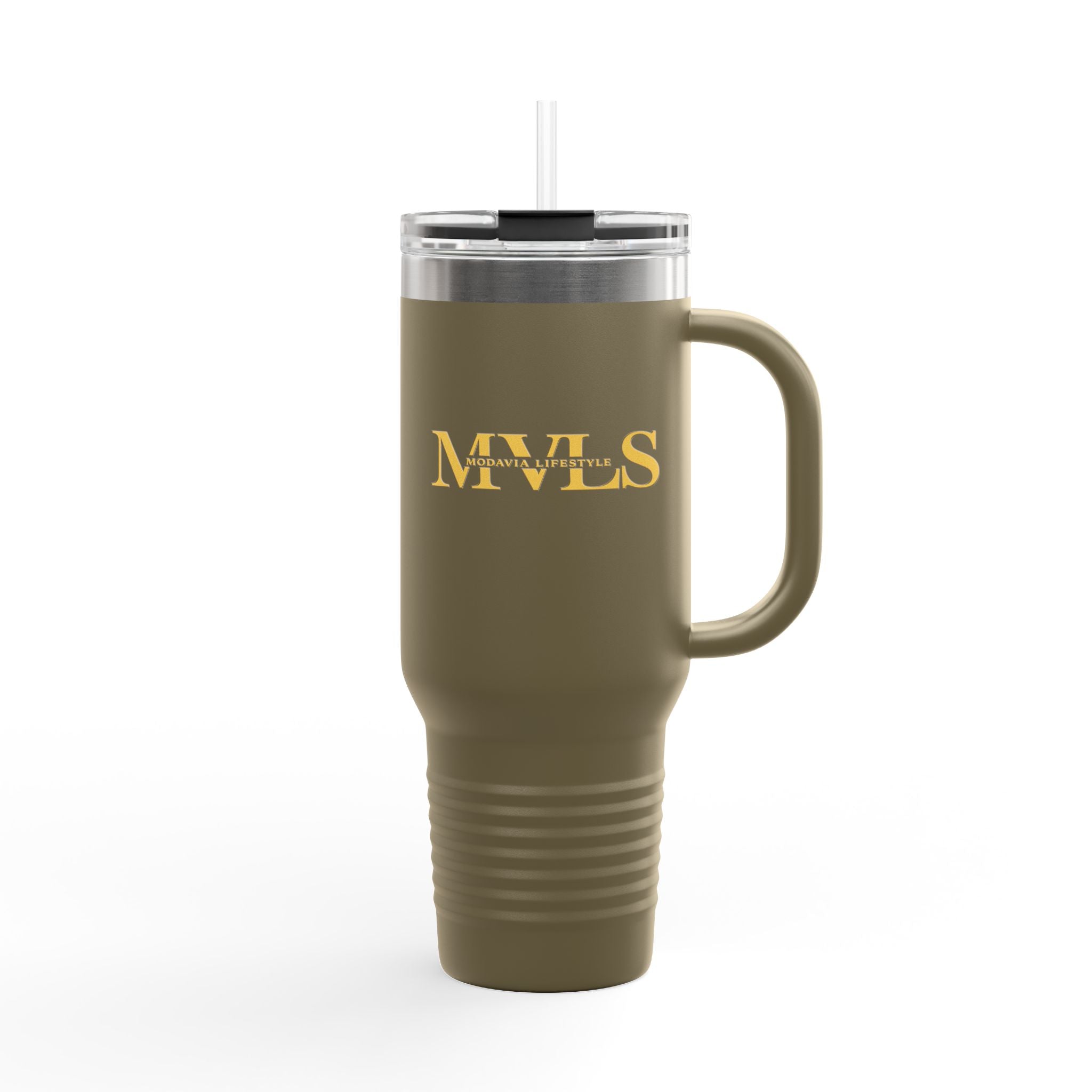 Mustard and olive Thermal Travel Vessel