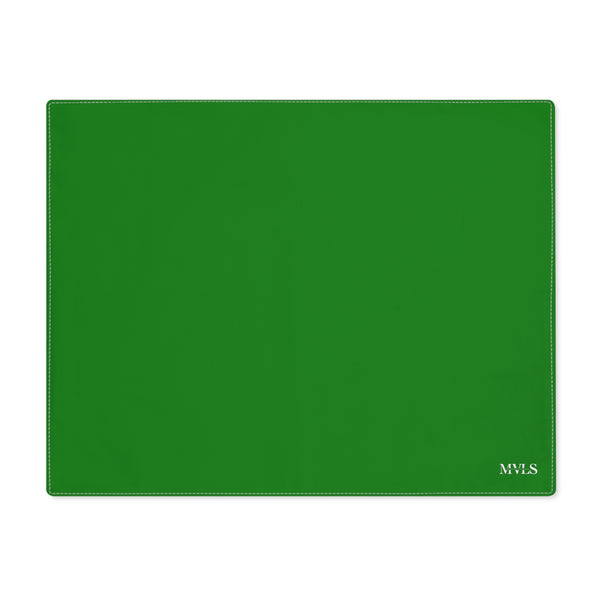 Mantel individual de algodón Verde, 1pc