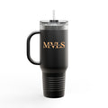 Orange and black Thermal Travel Vessel