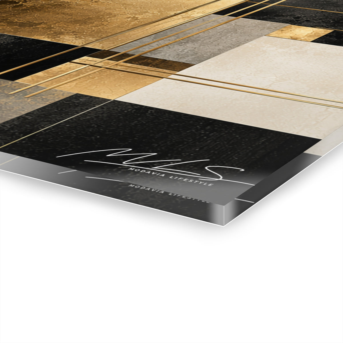Gold Geometric 3