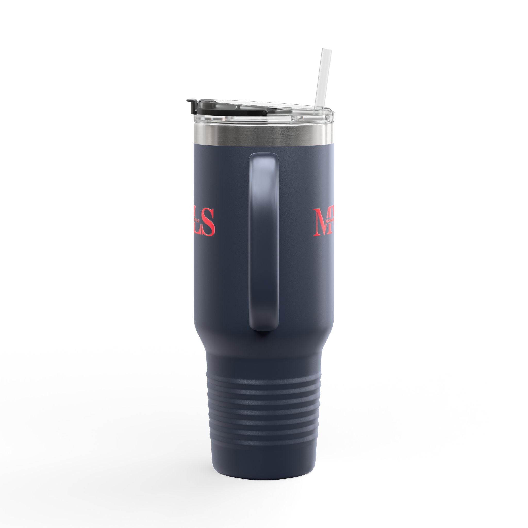 Red and navy blue Thermal Travel Vessel