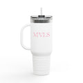Pink and white Thermal Travel Vessel