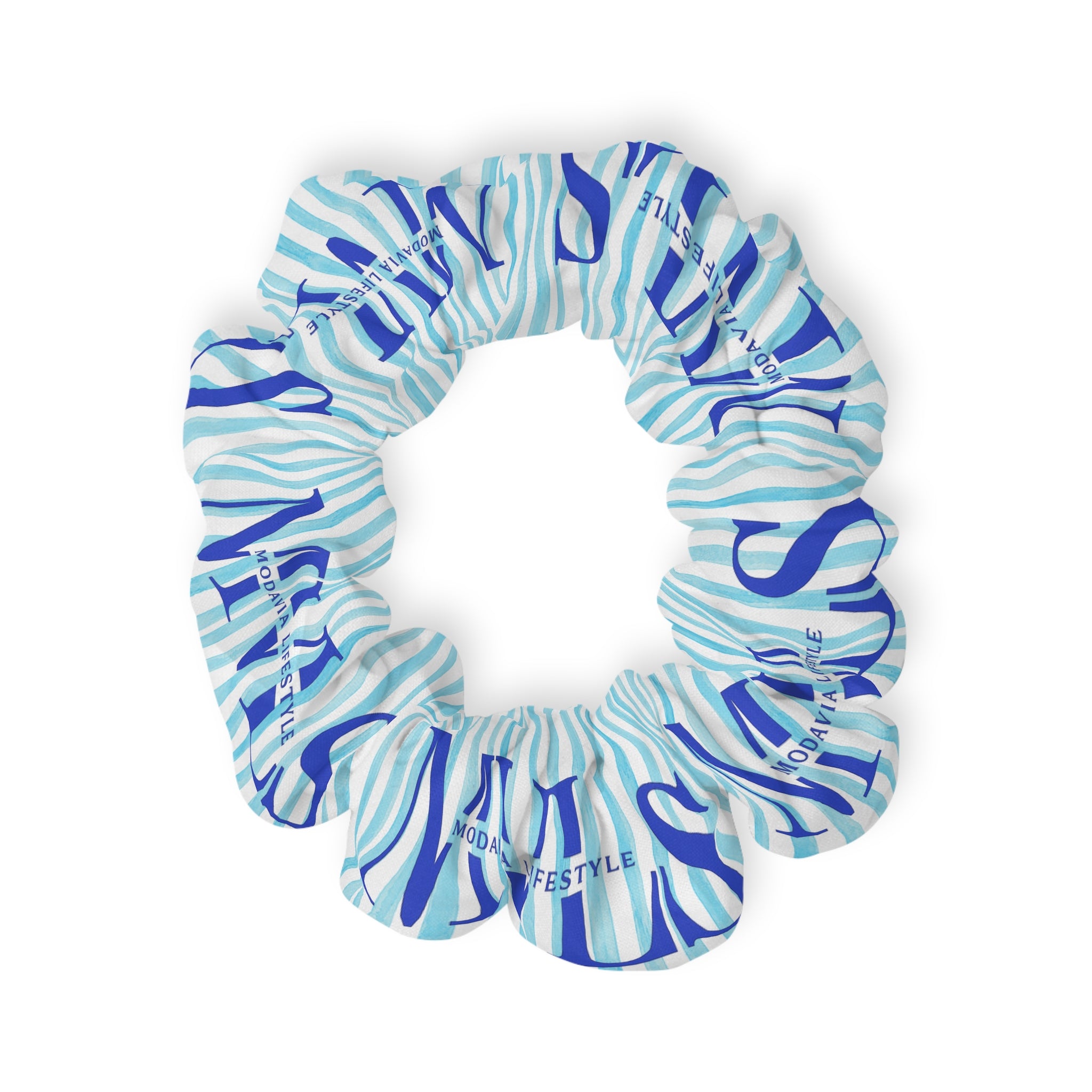 Aestas Blue Scrunchie
