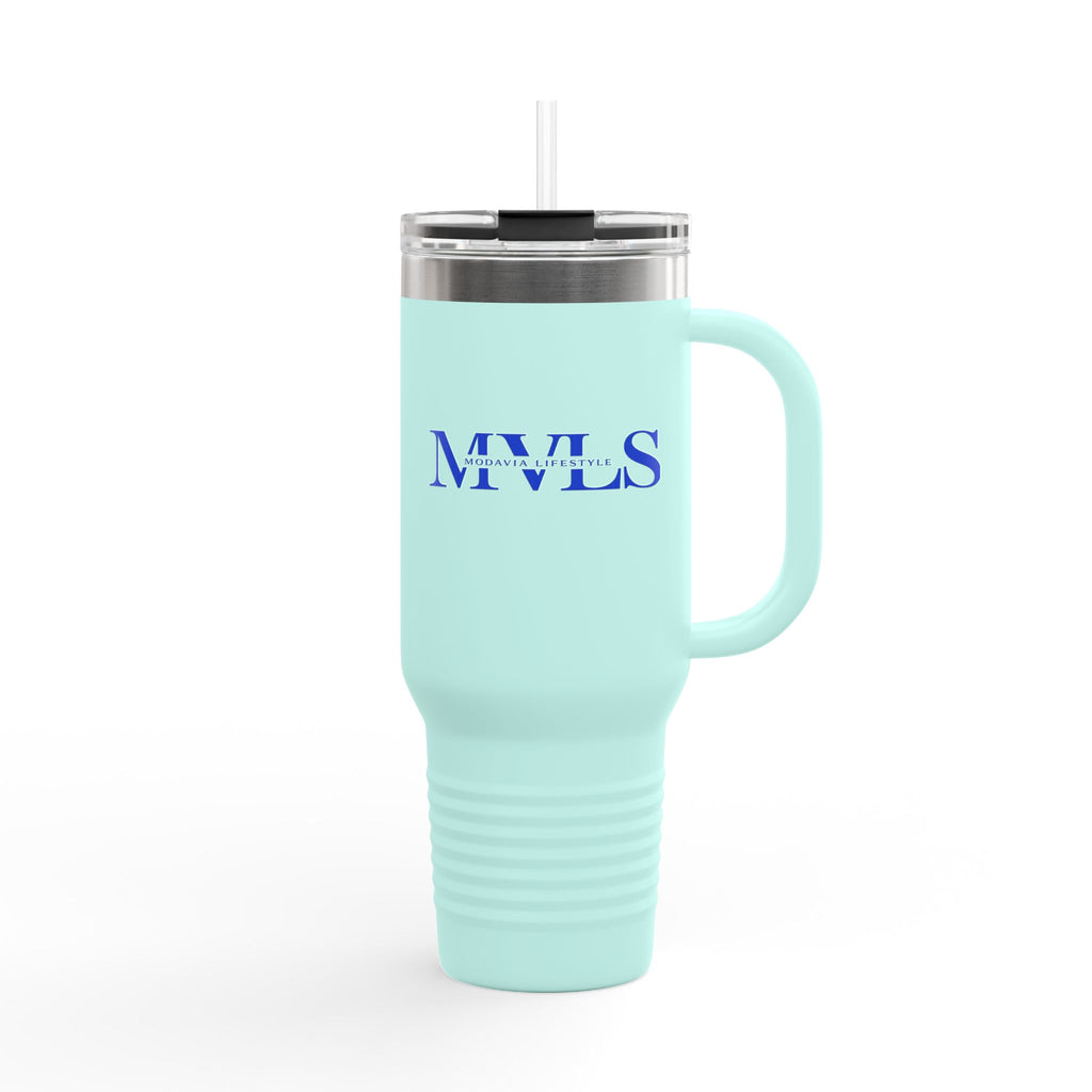 Blue and Teal Thermal Travel Vessel