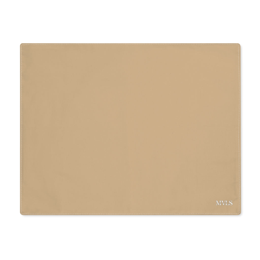 Tan Cotton Placemat, 1pc