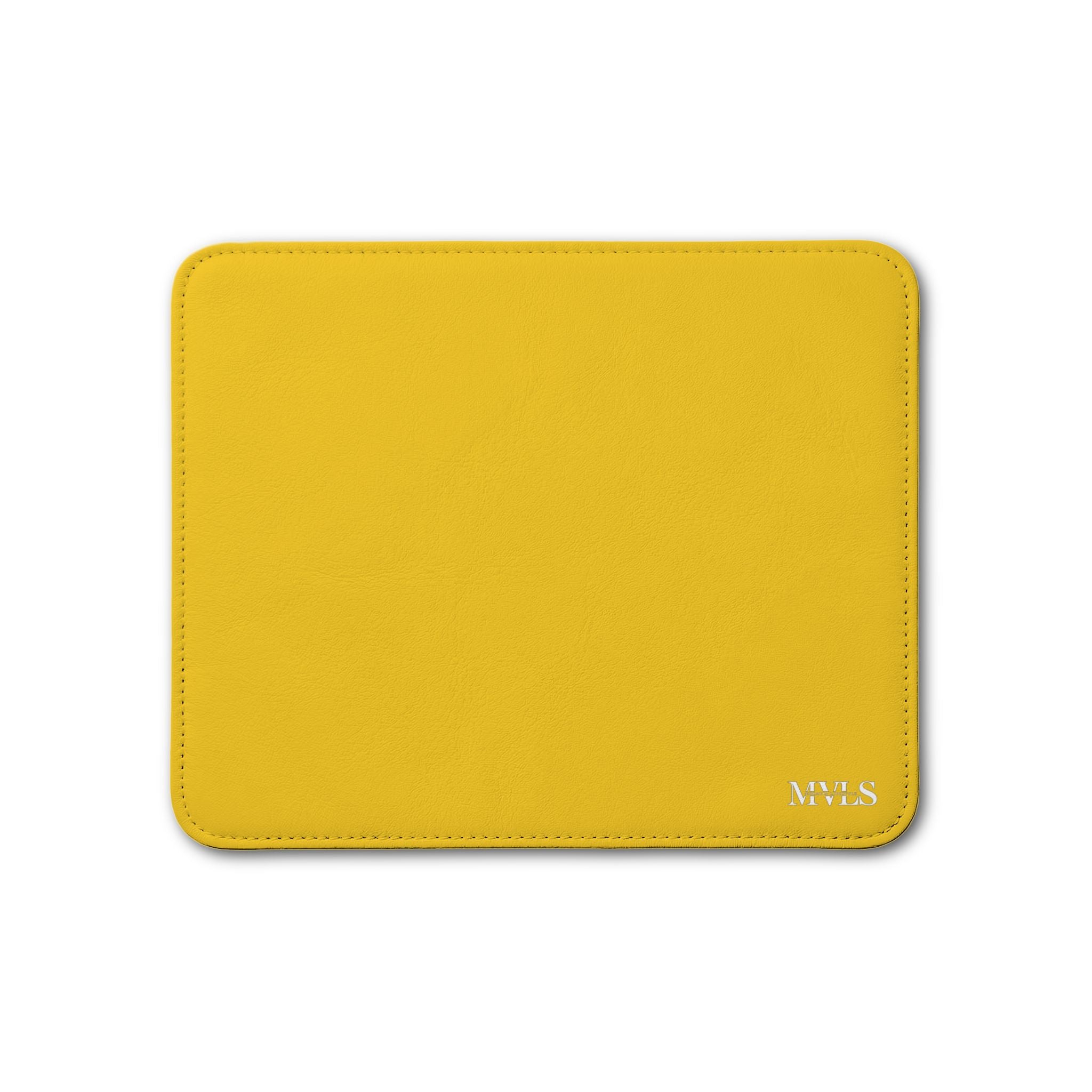 Yellow Leather Placemat, 1pc