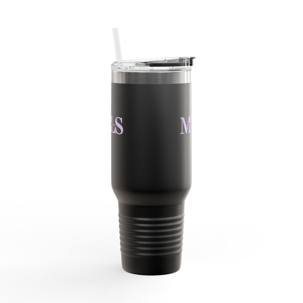 Purple and black Thermal Travel Vessel