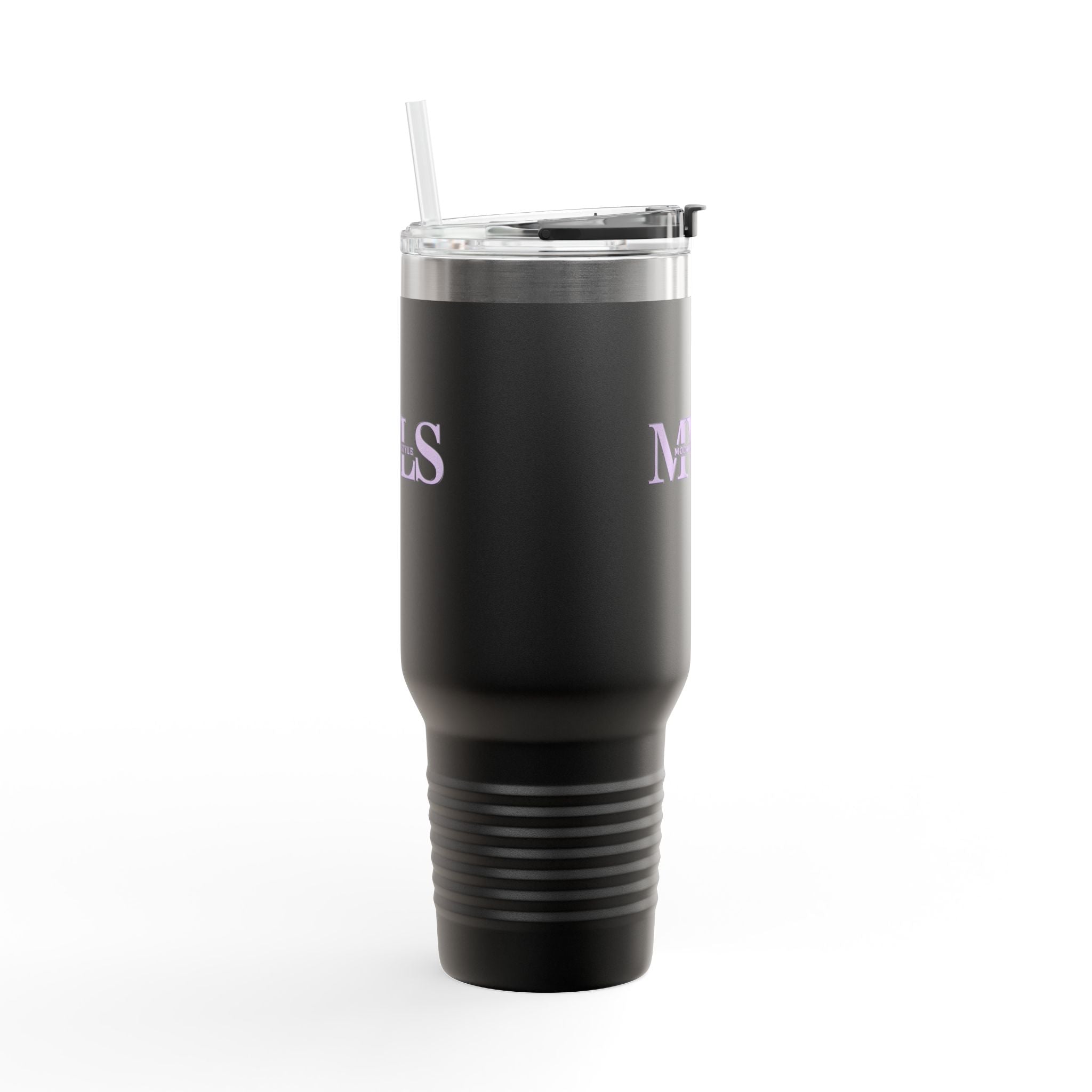 Purple and black Thermal Travel Vessel