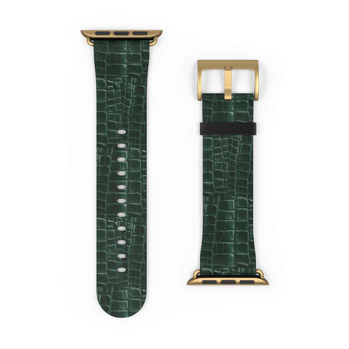 Correa Croc Scale Verde Cazador