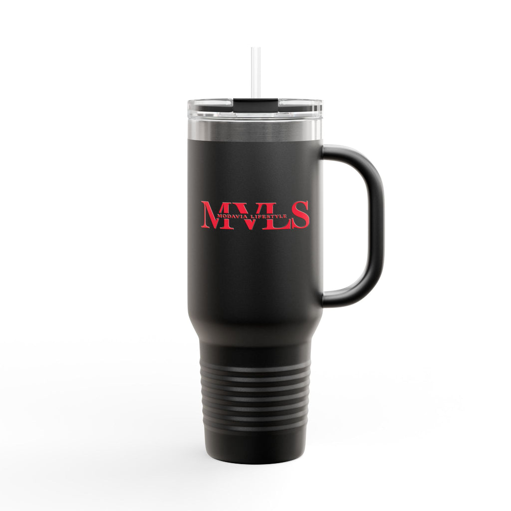 Black and red Thermal Travel Vessel