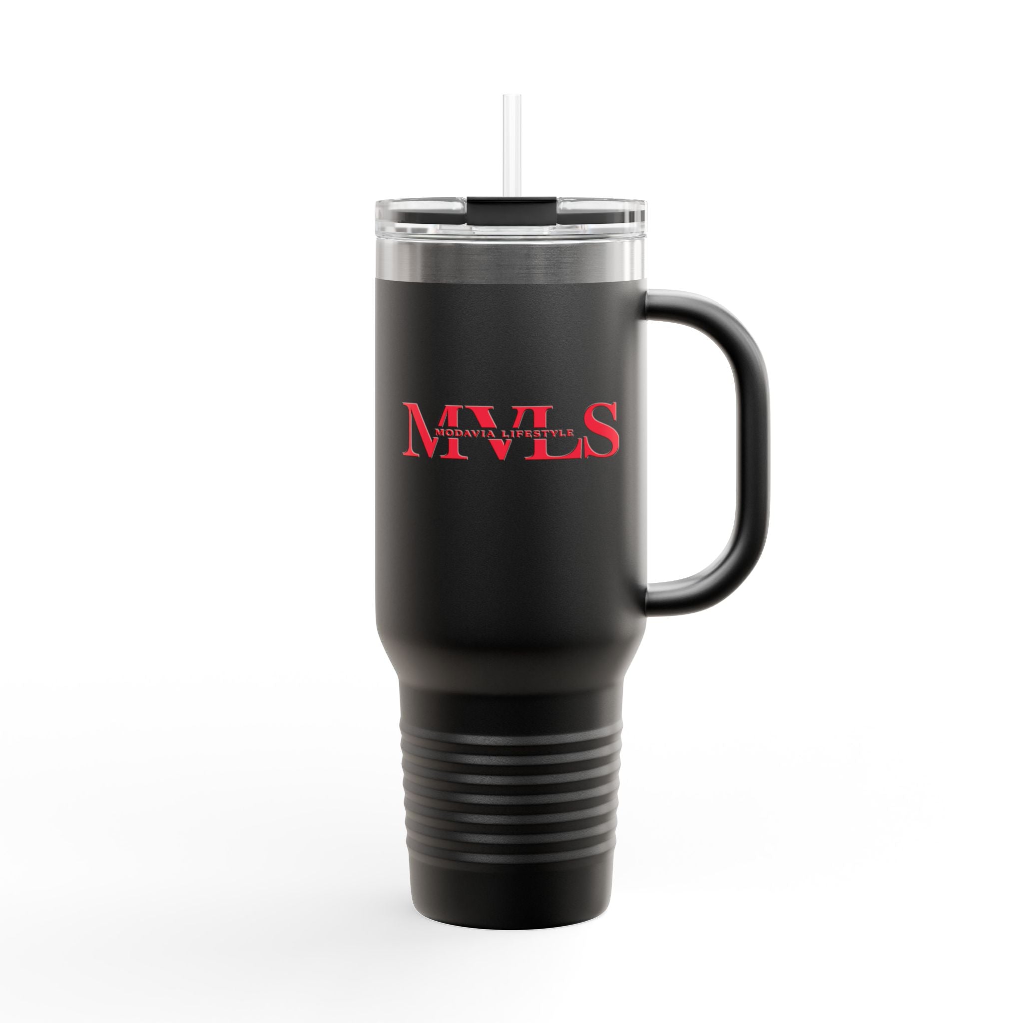Black and red Thermal Travel Vessel