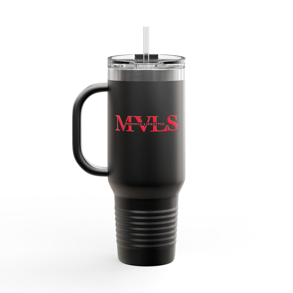 Black and red Thermal Travel Vessel