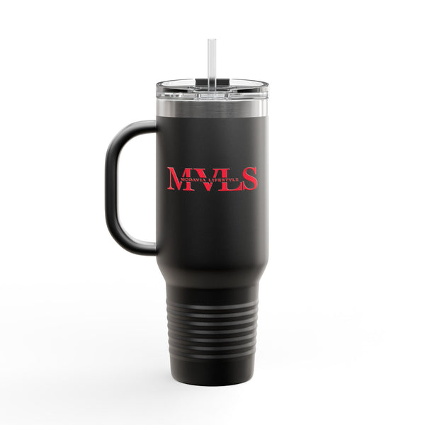 Black and red Thermal Travel Vessel